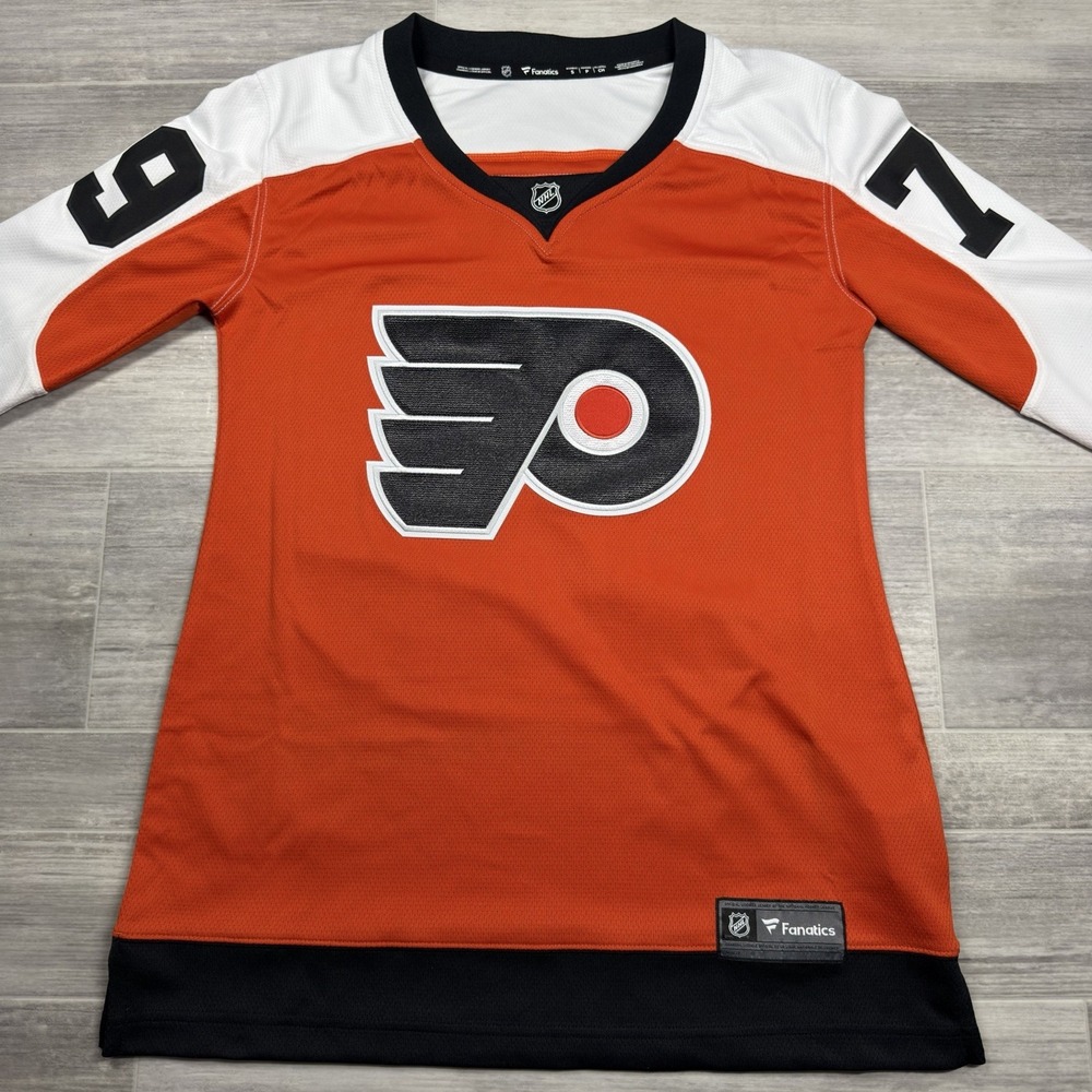 Fanatics Breakaway NHL Jersey Carter Hart Philadelphia Flyers Women's Small New